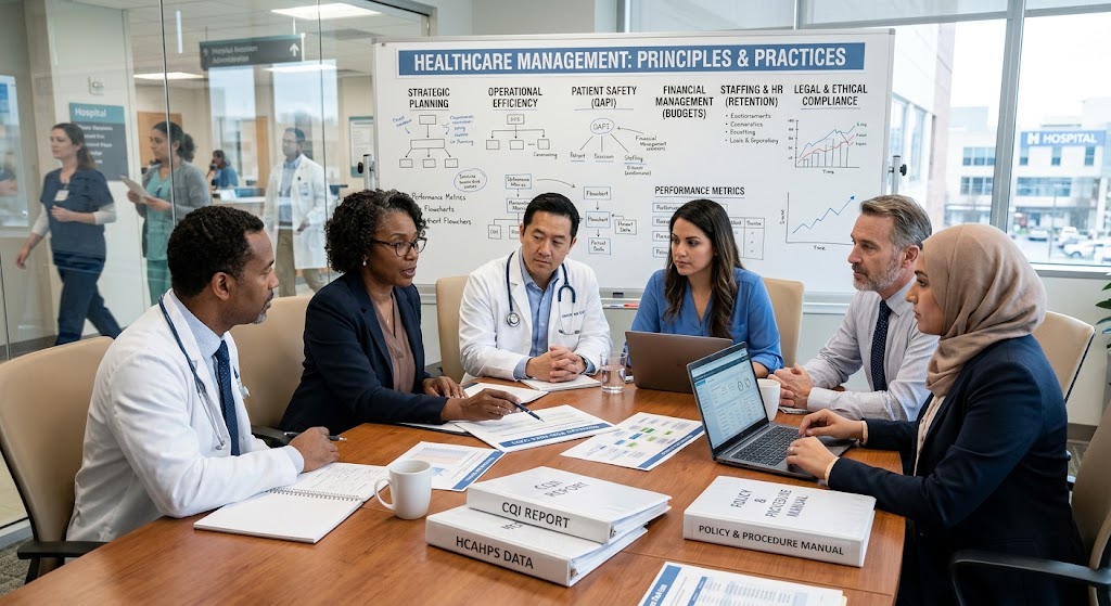 healthcare management principles and practices